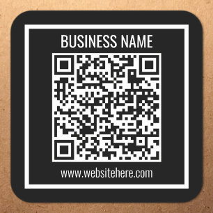 Sticker Carré Créer un code QR moderne instantanément