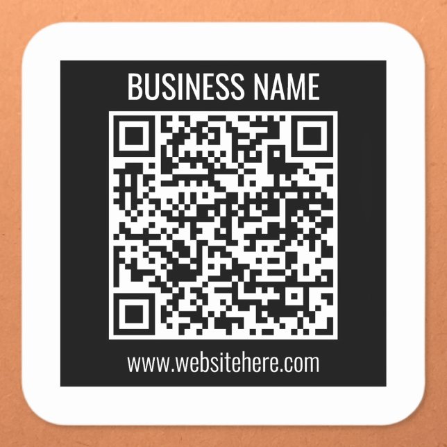 Sticker Carré Créer un code QR moderne instantanément (Créateur téléchargé)