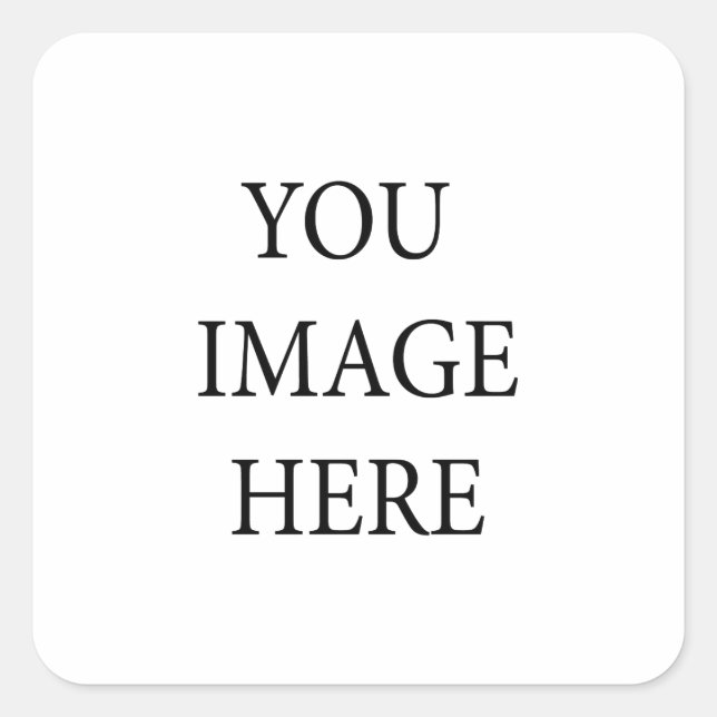 Sticker Carré Créez votre propre (Devant)
