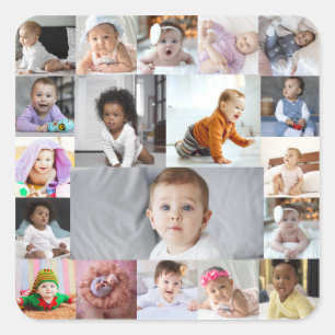 Sticker Carré Créez votre propre collection photo 19