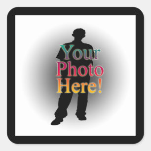 Sticker Carré Créez votre propre photo personnalisée