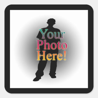 Sticker Carré Créez votre propre photo personnalisée