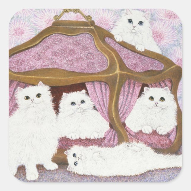 Sticker Carré Creme de la creme (Devant)