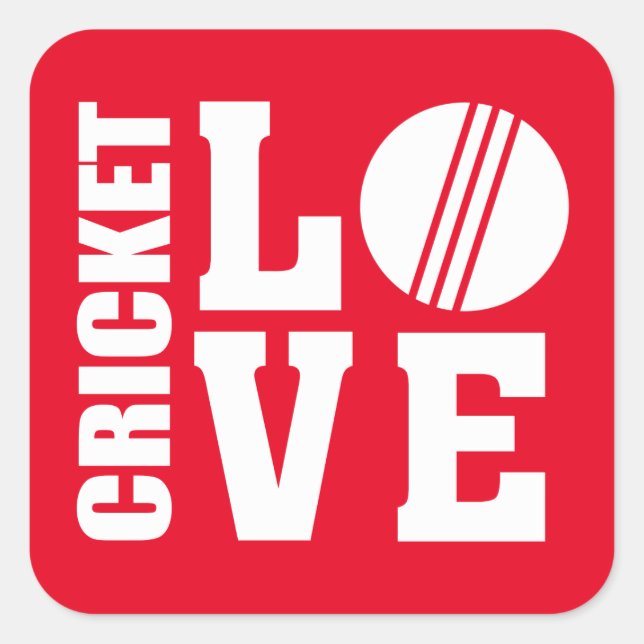 Sticker Carré Cricket (Devant)