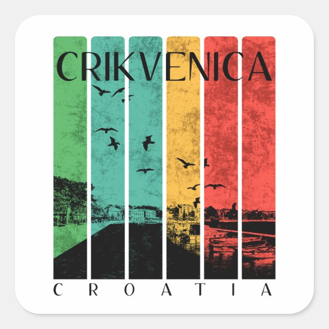 Sticker Carré Crikvenica  (Devant)