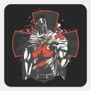 Sticker Carré Croix de Saint-Georges