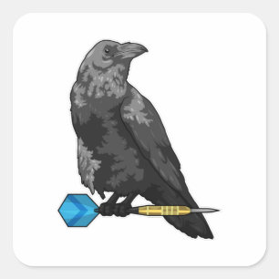 Sticker Carré Crow at Darts