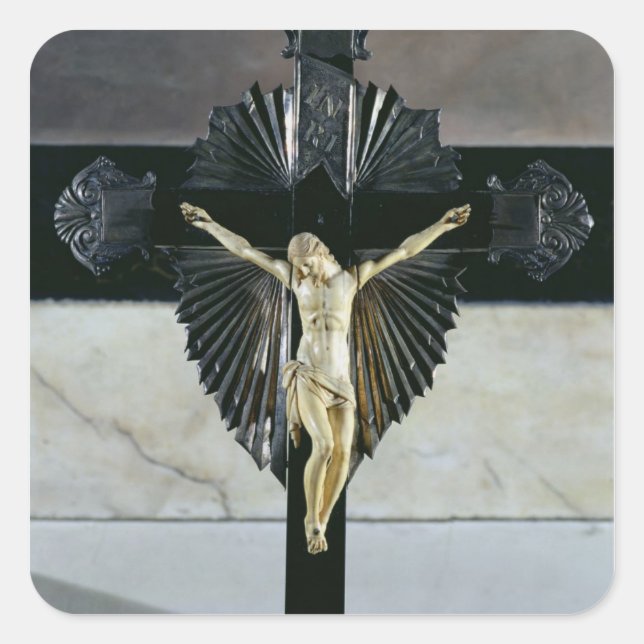 Sticker Carré Crucifix, 17th century (Devant)