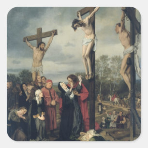 Sticker Carré Crucifixion, 1873