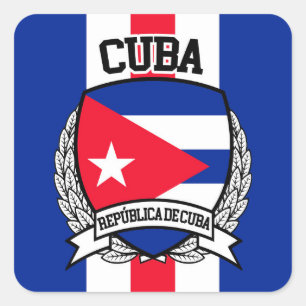 Sticker Carré Cuba