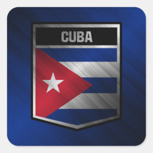 Sticker Carré Cuba