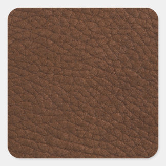 Sticker Carré Cuir Brown
