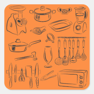 Sticker Carré Cuisine