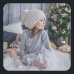 Sticker Carré Cute little child girl and the Christmas tree .jp<br><div class="desc">girl</div>