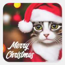 Cute Père Noël Chat