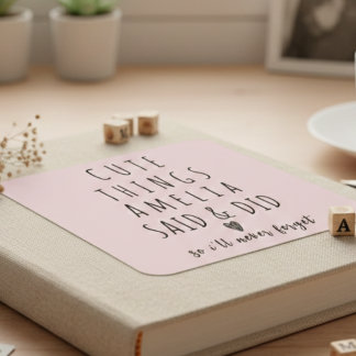 Sticker Carré Cute Things My Kids Say Childhood Memories