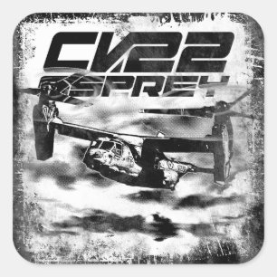 Sticker Carré CV-22 OSPREY