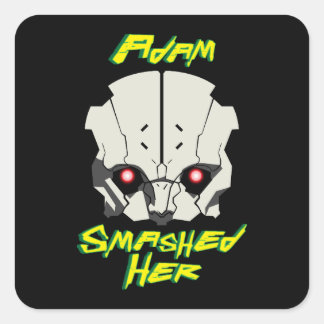 Sticker Carré cyberpunk anime edgerunners adam smasher