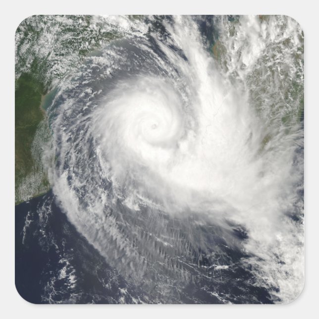 Sticker Carré Cyclone tropical Boloetse (Devant)