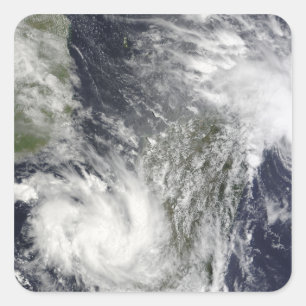 Sticker Carré Cyclones tropicaux Eric et Fanele