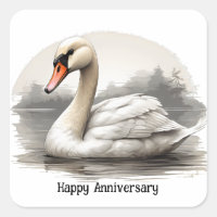 Cygne muet dans l'eau