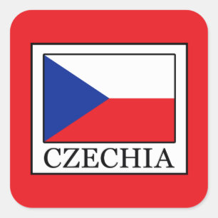 Sticker Carré Czechia