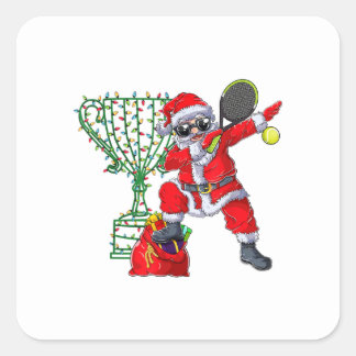 Sticker Carré Dabab père Noël tennis noël Noël Noël cadeau homme