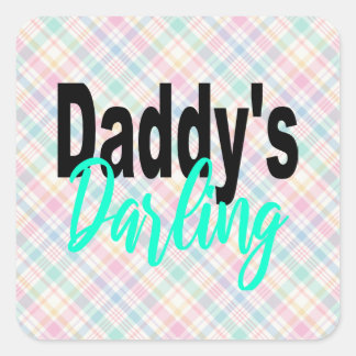 Sticker Carré Daddy's Darling