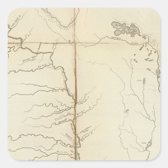 Sticker Carré Dakota (Devant)