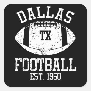 Sticker Carré Dallas Fan Cadeau cadeau cadeau de football