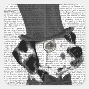 Sticker Carré Dalmatien, Hound officiel et Casquette