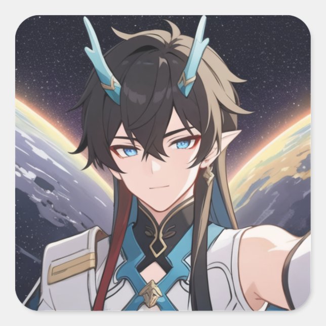 Sticker Carré Dan Heng HSR (Devant)