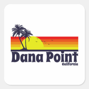 Sticker Carré Dana Point la Californie