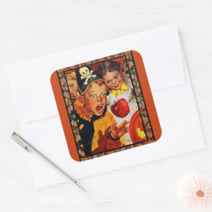 Sticker Carré Dangers de la pompe