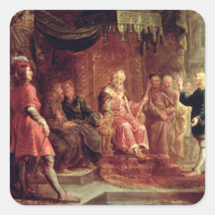 Sticker Carré Daniel interprète le premier rêve de Nebucadnetsar