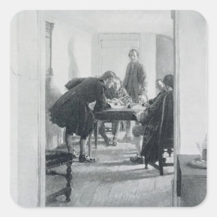 Sticker Carré Dans la taverne Old Raleigh