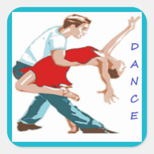 STICKER CARRÉ DANSE