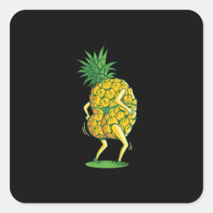 Sticker Carré Danse de l'ananas