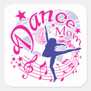 Sticker Carré Danse maman