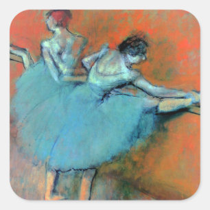 Sticker Carré Danseurs au Bar par Degas