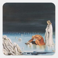 Dante & Virgile à Cocytus - Lac gelé à Inferno