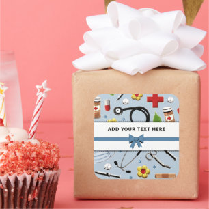 Sticker Carré d'appréciation de l'infirmière