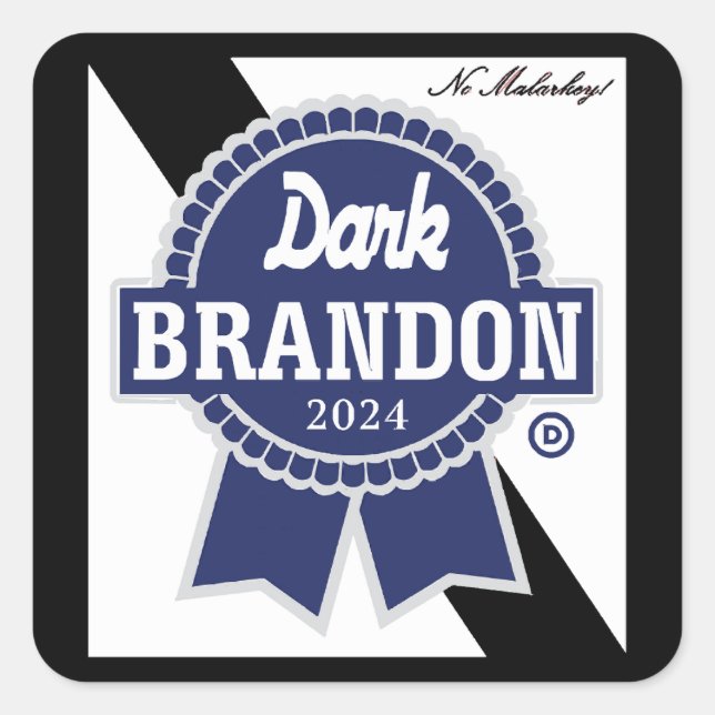 Sticker Carré Dark Brandon 2024 (Devant)
