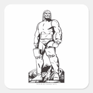 Sticker Carré Darkseid Outline