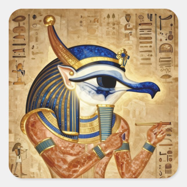 Sticker Carré Das Ägyptische Auge  (Devant)