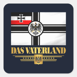 Sticker Carré Das Vaterland