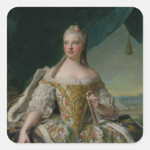 Sticker Carré Dauphine Marie-Josephe de Saxe 1751