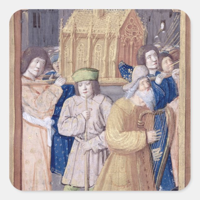 Sticker Carré David et l'Arche de l'Alliance (Devant)