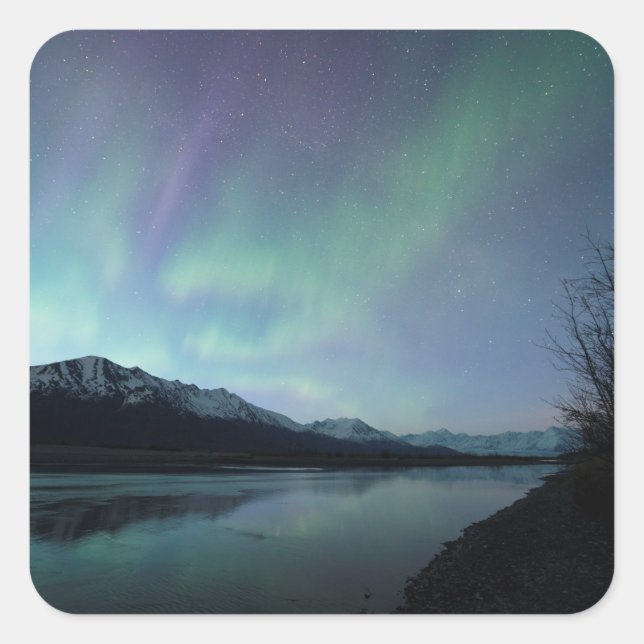 Sticker Carré Dawn Aurora (Devant)