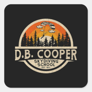 Sticker Carré DB Cooper Classic